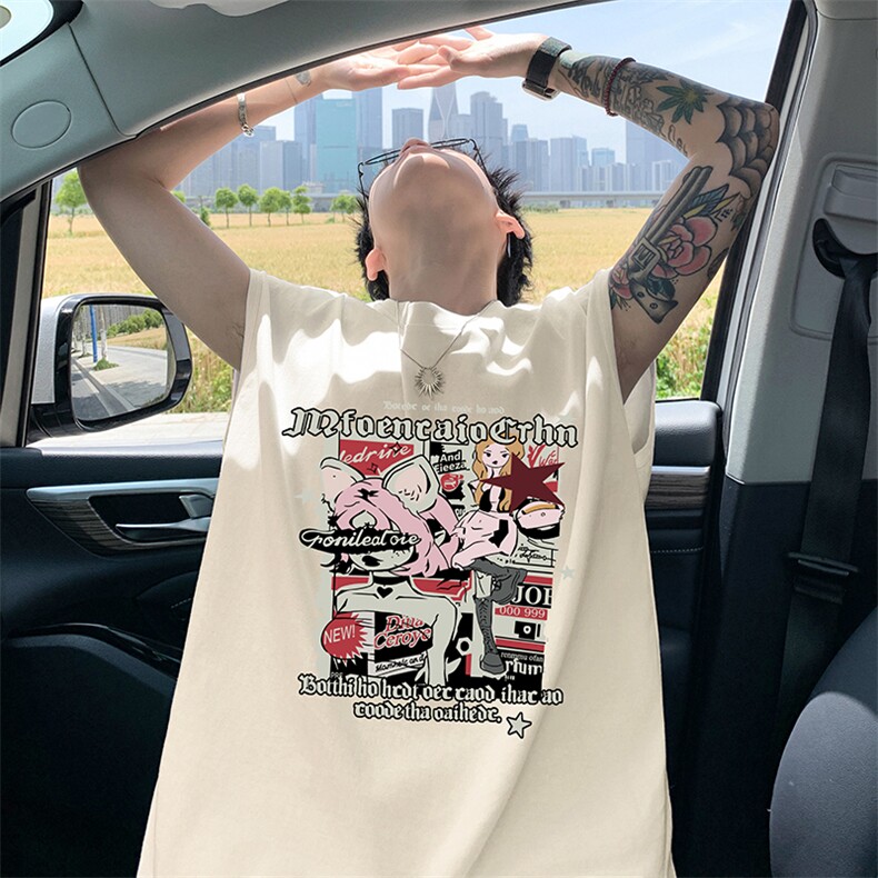 量大优得物抖音高品质重磅230克美式印花无袖t恤背心WB597特P18,男装背心/马甲,电商A486