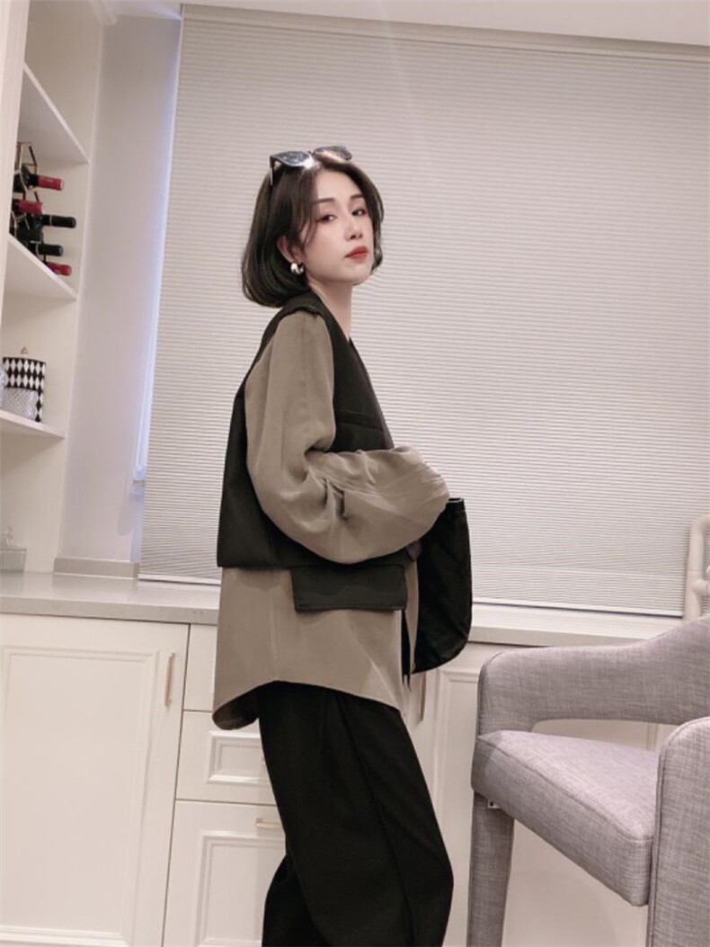 拼接西装ＭL，女装西装，可纳奇