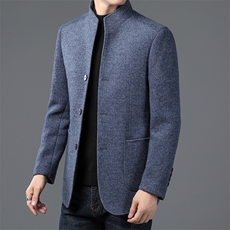 ZL92177秋冬2023年男士新款双面呢大衣羊毛外套呢子外套P280，男装毛呢大衣，电商B360