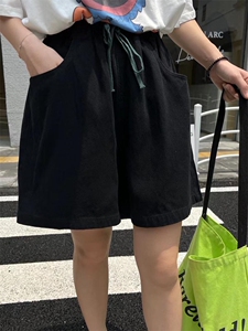夏款新款 休闲抽绳百搭短裤图片
