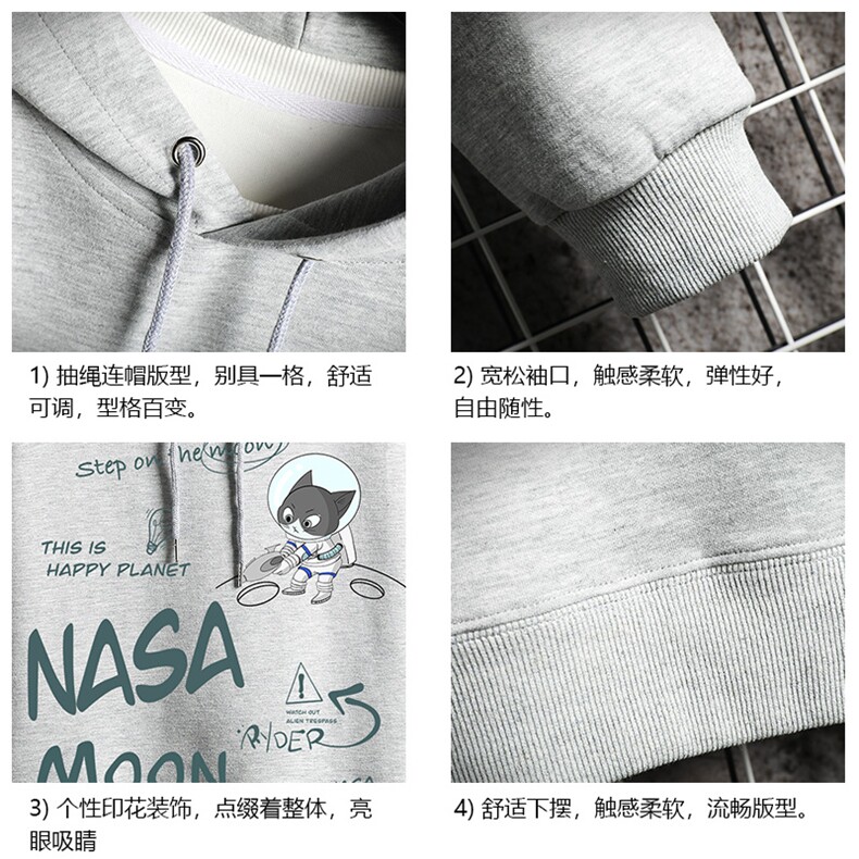 WY2187-P35加绒款-P40纯连帽卫衣男大码运动帽衫宽松薄网格,男装卫衣,电商A040A