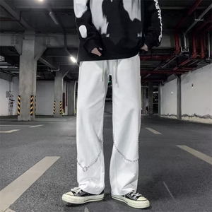男秋季新款港风休闲裤G3021P35图片