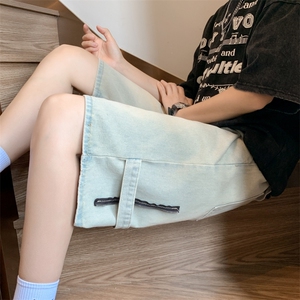 短裤男夏季美式高街直筒裤子潮牌痞帅宽松休闲五分裤DK01054-P37图片