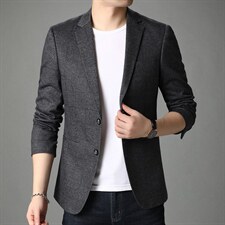 YL222男士2023年春季新款长袖纯色西装青年纯色西服便服男装P155