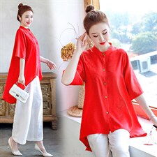 时尚气质百搭优雅2021年夏季宽松阔腿裤两件套，女装套装/套裙，众宇琦