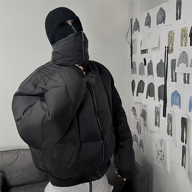 冬季加轻厚cleanfit短款棉服高领面包服美式棉衣外套LF1016p85,男装棉衣,电商D256-2(原A064-2)