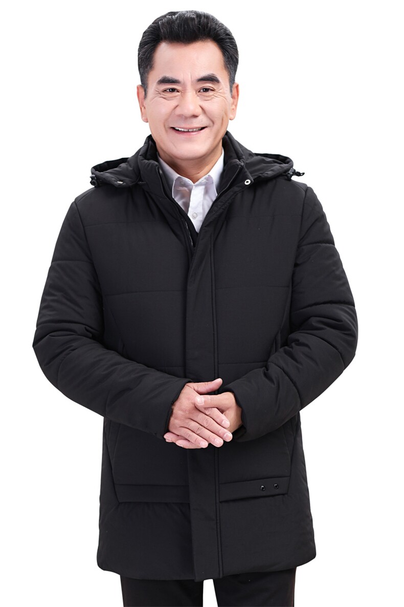 8802/中年棉袄男中长款棉服大码男装外套爸爸棉衣老年人冬装,男装棉衣,星座1216（原钱塘722）