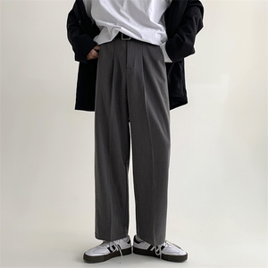 DS815-TP35-2024春季港风直筒宽松垂感运动裤子男生宽松休闲长裤图片