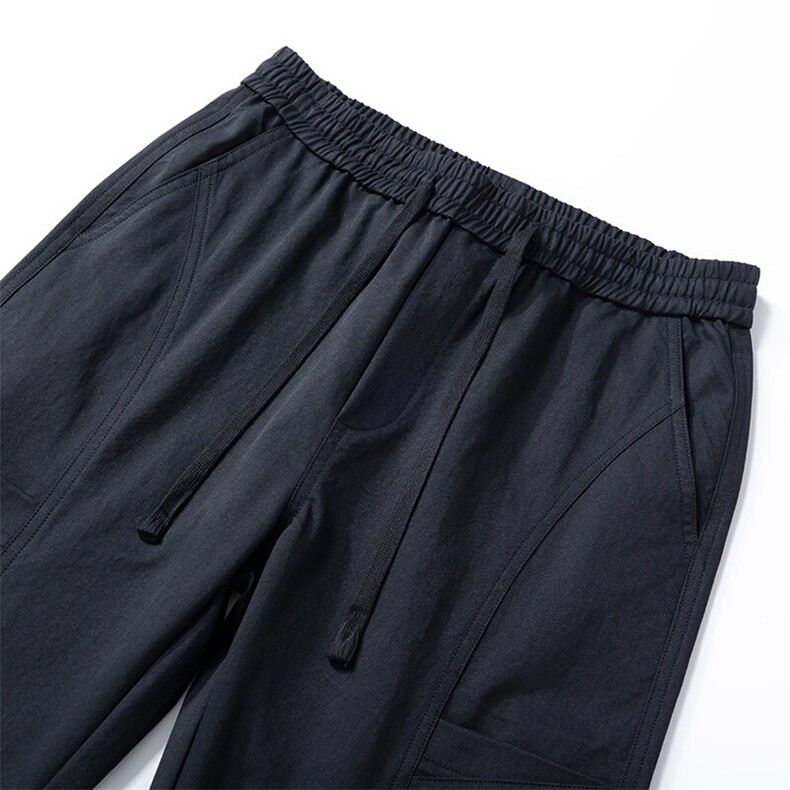 美拉德工装休闲裤男春夏季直筒宽松阔腿伞兵拖地裤Z9857-P50,男装休闲裤,星座509
