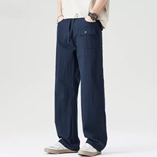 男休闲裤夏季新品百搭美式潮牌长裤街头宽松舒适直筒裤MK311P46，男装休闲裤，星座1013-5