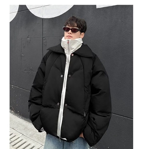 【有货】DM9094-P148冬季新款美式潮牌双层领假两件棉服男加厚衣图片