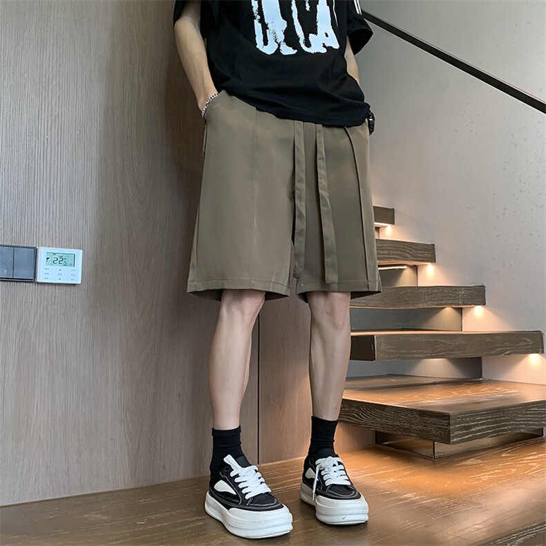休闲裤男韩版潮流百搭裤子夏季薄款短裤D0107-P30,男装休闲裤,星座308B-2