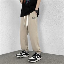 春季潮流大码男胖子九分裤男学生卫裤M-5XL1036P65控88，男装休闲裤，电商A089-1