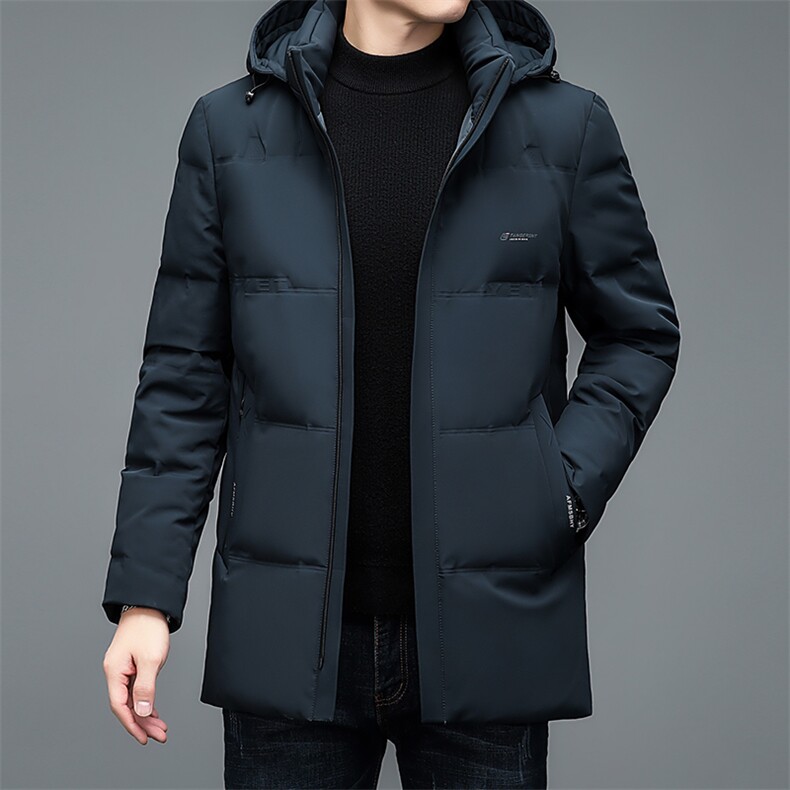 AH22121钱塘2020-3中年男士连帽商务休闲羽绒服外套主推款P260图片