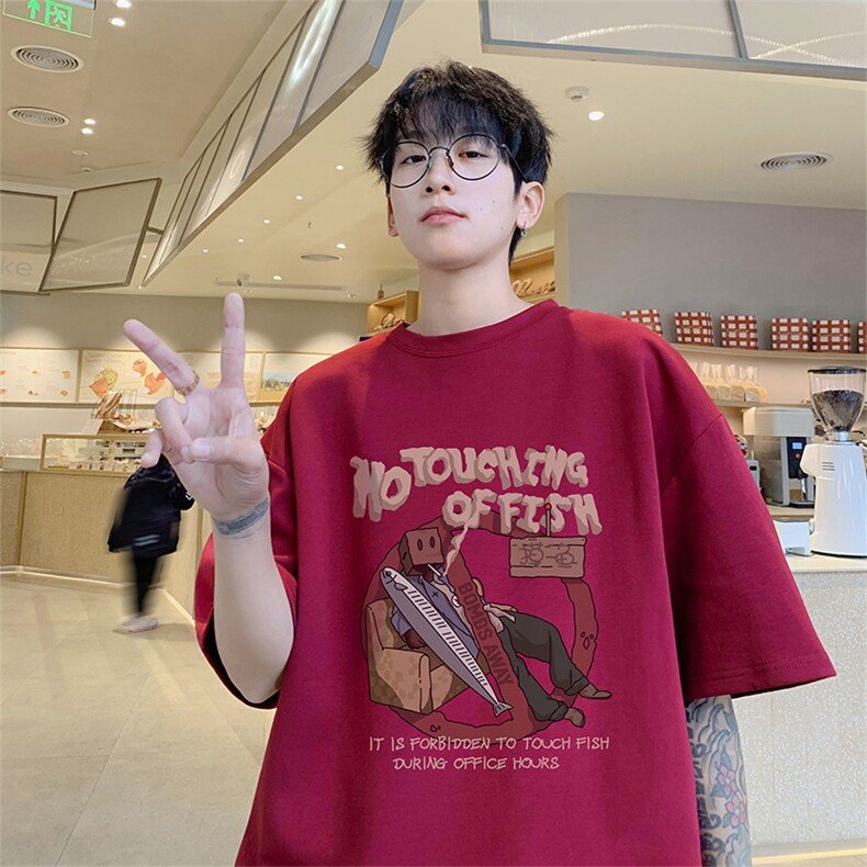 已注册纯棉220克T4309P23得物直播短袖T恤重磅280克TB4309批28,男装T恤,电商C408(原B339-1)