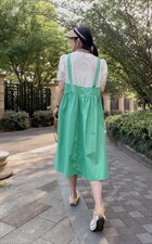 〈现货〉新款夏季假两件套娃娃连衣裙，女装连衣裙，瑟拉·女人缘