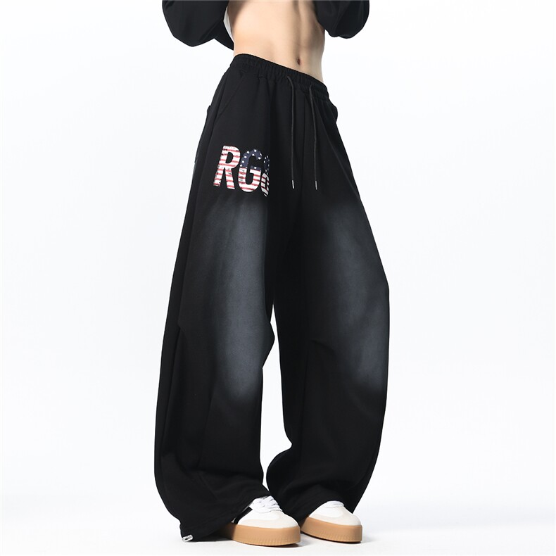 XZ1011-8503-P55空88 印花打折卫裤图片