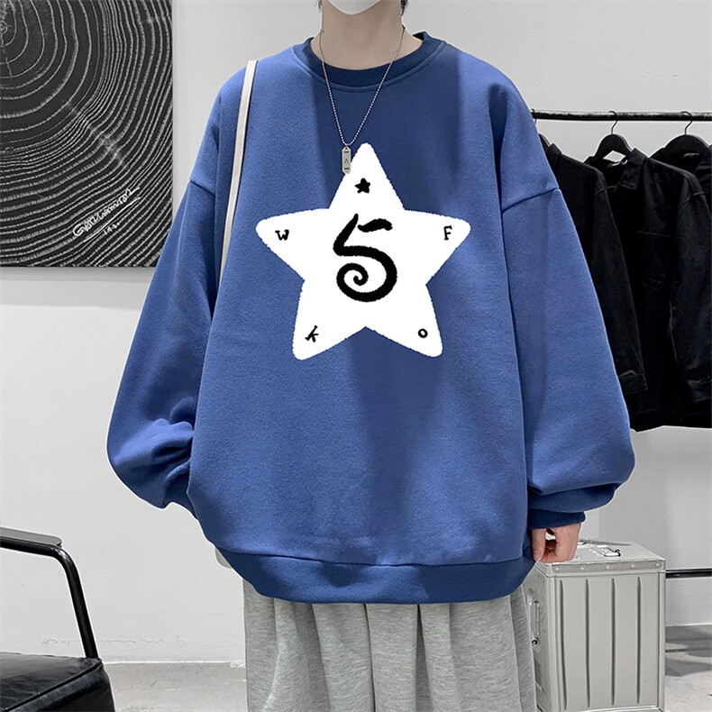 春季圆领卫衣男大码韩版宽松长袖外套S6368-P28,男装卫衣,电商A040