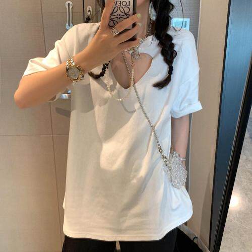 镂空爱心t，女装，XTZ style