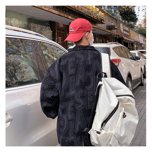 秋季男士夹克休闲宽松百搭外套情侣款JK711图片