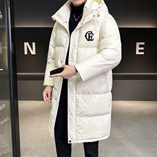 2024新款中长款羽绒服男士冬季加厚外套刺绣B240-Y1582-P245，男装羽绒服，电商B240