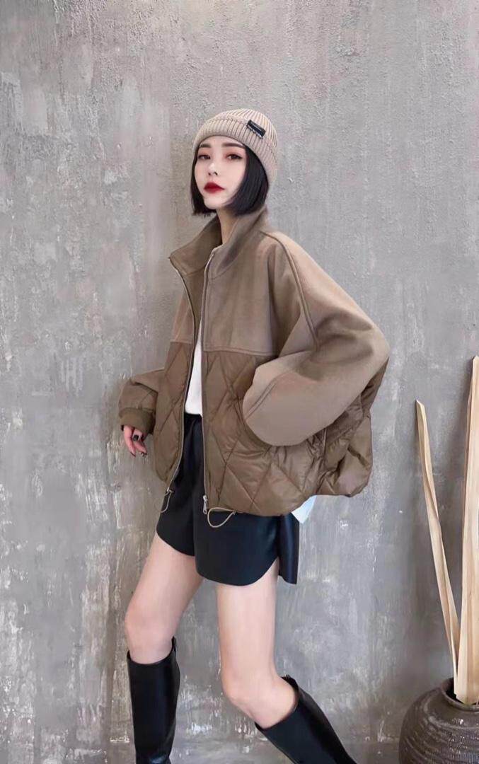 立领90绒羽绒服，女装羽绒服，添衣