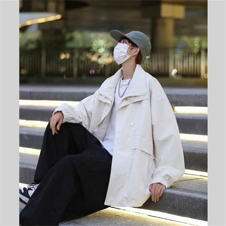 A725-P56韩版潮流机能风工装外套男春秋季港风ins休闲百搭夹克,男装夹克,星座512-6