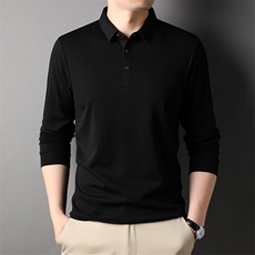 AG88153钱塘2020-3春季新款中年男士时尚休闲长袖T桖高品质P70，男装T恤，钱塘207-3