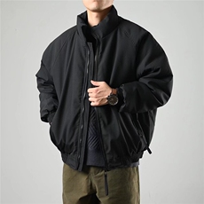 日系立领棉衣男士美式冬季新款加厚外套潮牌工装棉服DT03P75，男装棉衣，星座1013-5