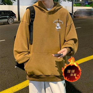 直播品质 500克重磅美式做旧水洗卫衣 SL1555-常规特P55加绒特P65图片