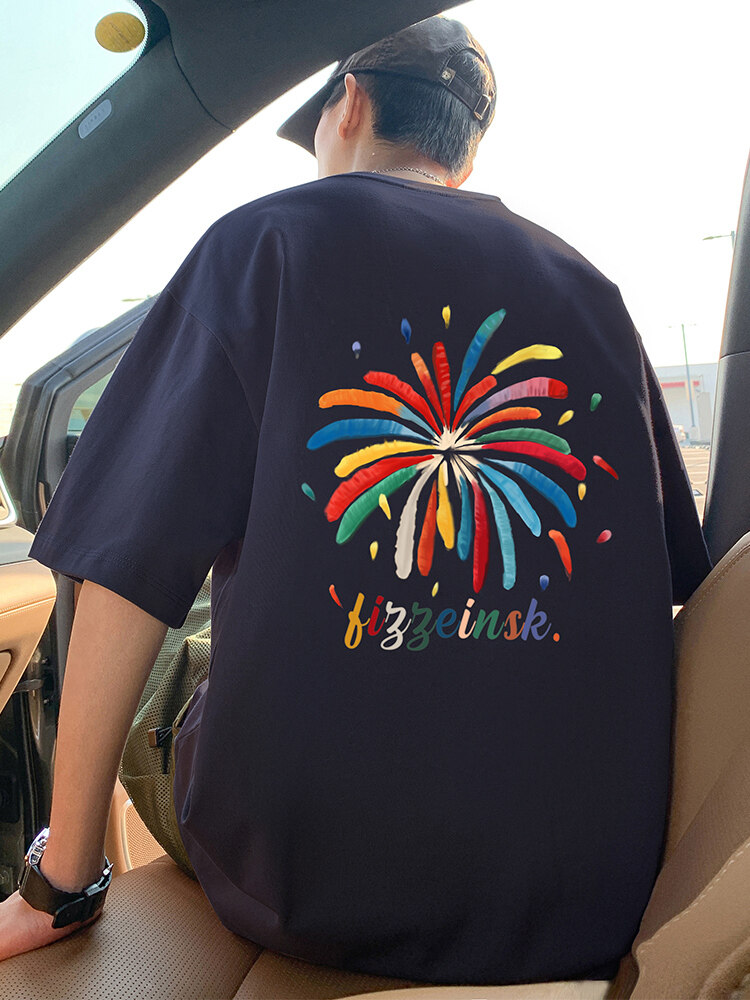 T829港风潮牌高街美式短袖T恤男夏季新款宽松半袖ins重磅纯棉体恤,男装T恤,星座304A-1