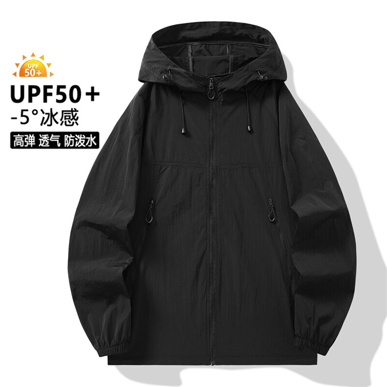 2025夏季新款中性风冰丝时尚凉感轻薄透气防晒服皮肤衣F2377-P30,男装夹克,星座1402-1