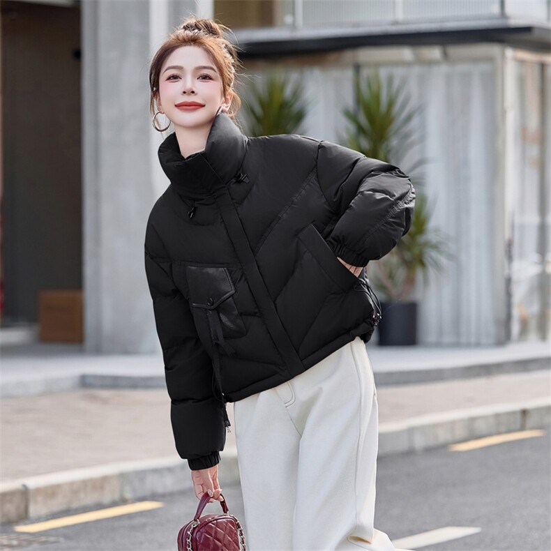 美拉德羽绒服女短款2025冬季新款超好看小个子白鸭绒外套滑雪服潮,女装羽绒服,意芙