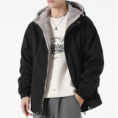 秋冬连帽加绒加厚保暖休闲痞帅棉衣情侣外套MY8910特批P75，男装棉衣，电商A247