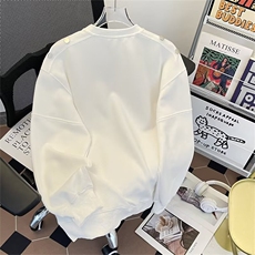 炸街高级感卫衣男春秋潮牌痞帅外套宽松青少年重磅衣服T46/P53，女装短外套，星座506B