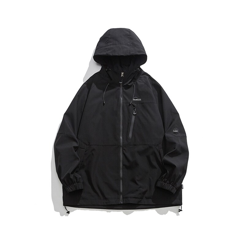 秋季高品质中性风潮流冲锋衣时尚简外套夹克CYJK9267P-75控价129,男装夹克,电商A128