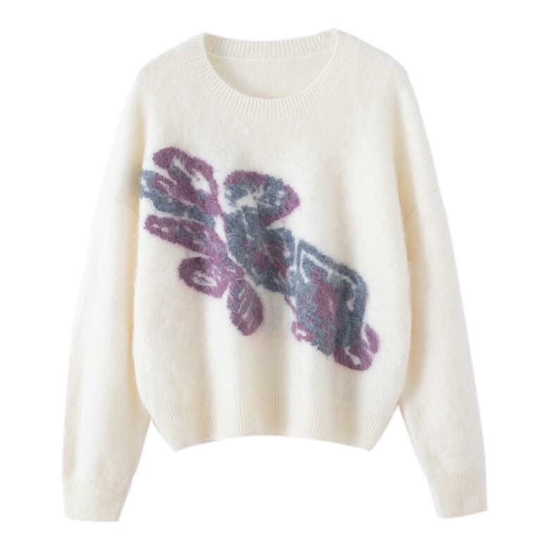 2025年秋季长袖单件套头时尚百搭双股圆领套头，女装羊绒衫，初婷羊绒