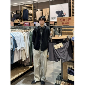 韩系假两件新款潮流拼接衬衫外套男女春秋日系开衫针织懒惰风毛衣