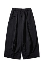 白底平铺夏季大码日系港风山系直筒休闲哈伦阔腿裤男女K281/P55，男装休闲裤，钱塘713