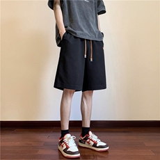2026春夏新款速干透气贴标短裤XZ604-DK201-P35控48，男装牛仔裤，星座604