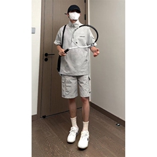 时尚套装，抖音得物现货，可送样，A061-AA01170-特P60-视频截图，男装休闲套装，电商A061