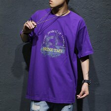 夏装潮牌男士短袖T恤宽松上衣肥佬短袖t恤加肥加大码18031-1款，男装T恤，星座802
