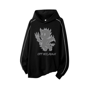 得物供货、复合重磅420克现货连帽卫衣宽松HD019-1-WYT2545-特P45图片