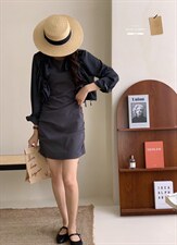 香丽迪网红chic高级感丝滑醋酸外披两件套，其它，香丽迪1