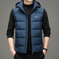 冬季脱卸帽马甲男士潮流保暖休闲棉衣外套宽松棉服YYYR2113-P205，男装背心/马甲，电商B212（原钱塘6029）