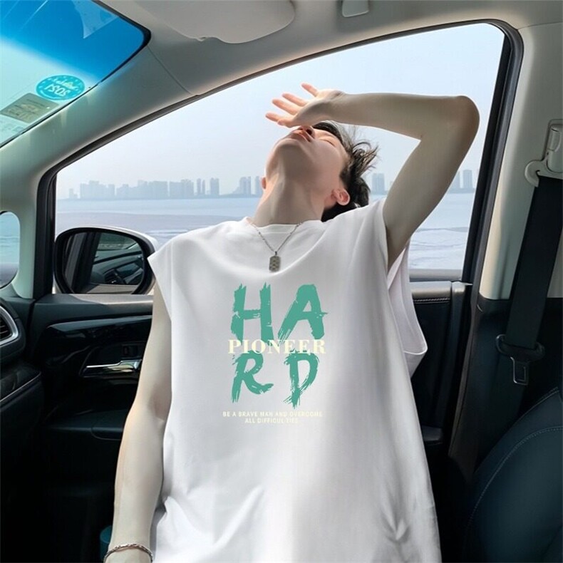 气质帅气200g纯棉背心新款慵懒潮流流行ins港风潮牌时尚休，男装背心/马甲，星座218-1（原230）