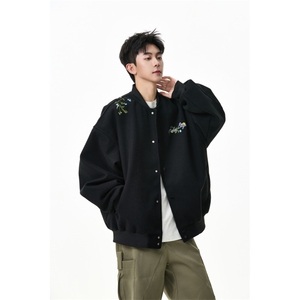 美式重磅花卉刺绣棒球服外套  WT2522-P90-控158图片