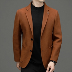DZ2267钱塘2020-3中年男士冬季厚款时尚休闲百搭西服外套P185，男装西服，钱塘207-3