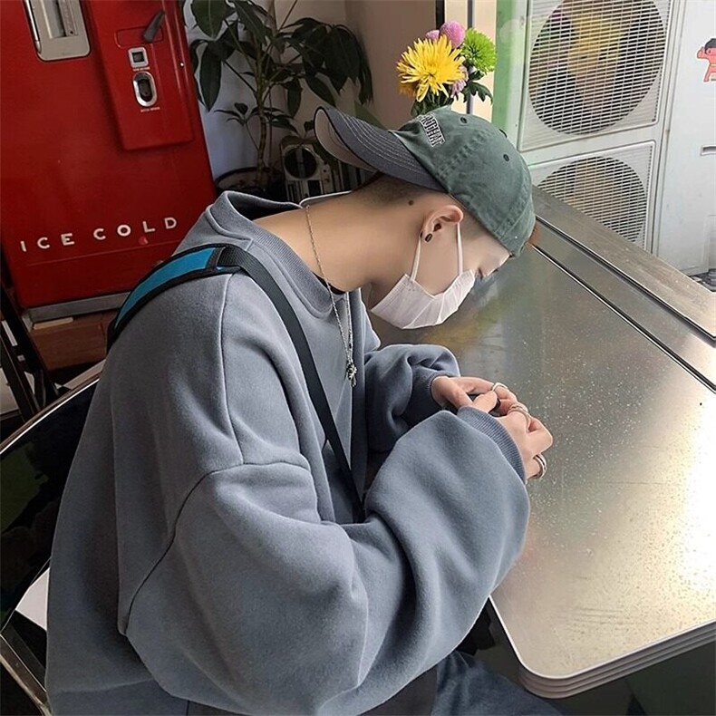 D7700-P48秋季圆领长袖男士卫衣潮流宽松打底卫衣男-网图现货,男装卫衣,星座603-2