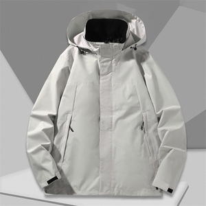 防风登山服男女四季户外冲锋衣潮流休闲夹克可拆卸内胆yr239-p240图片